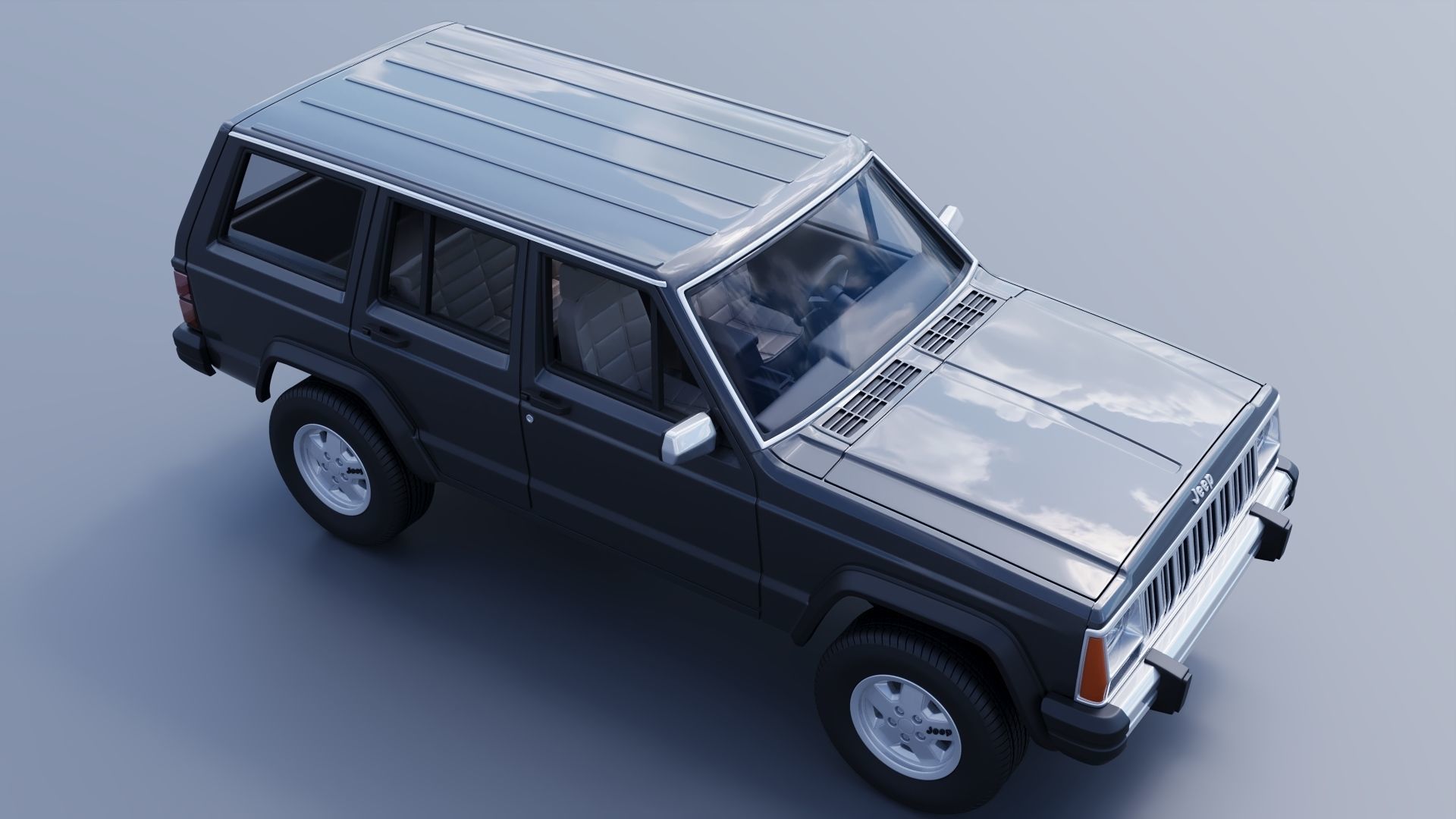 Jeep Cherokee XJ 1984   3D print model_8