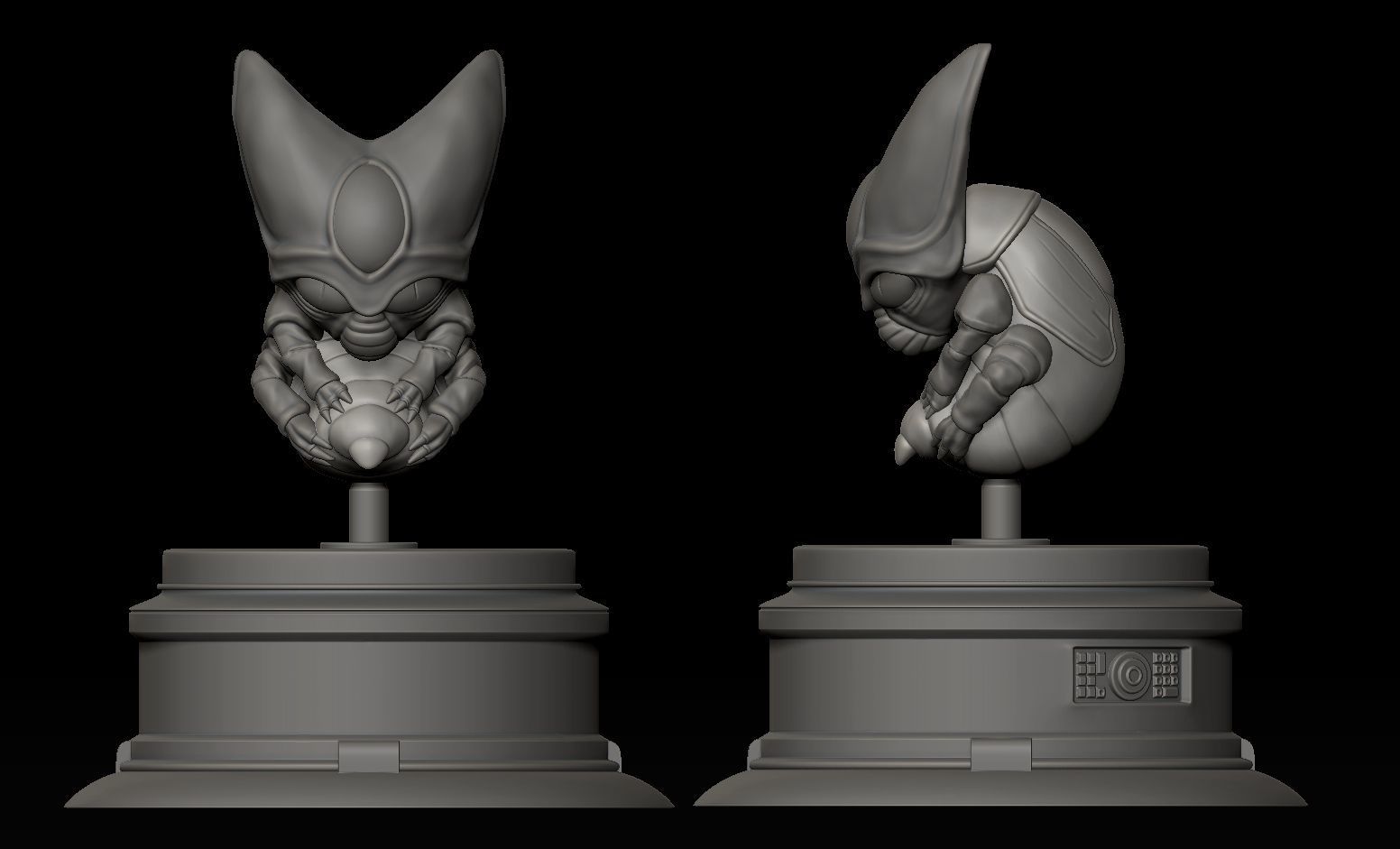 LARVA FETO CELL DRAGON BALL Z para imprimir 3D print model_2