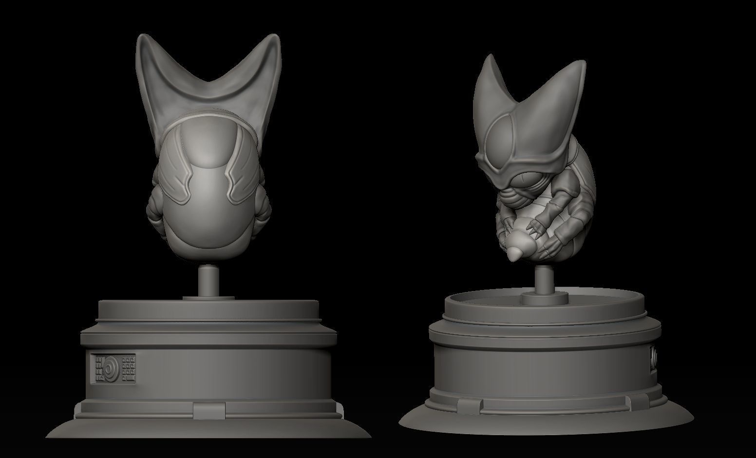 LARVA FETO CELL DRAGON BALL Z para imprimir 3D print model_4