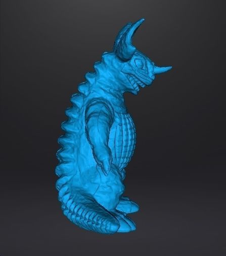 BARAGON 70S VINTAGE TOY FIGURE MODEL FOR KIDS KAIJU 3D print model_8