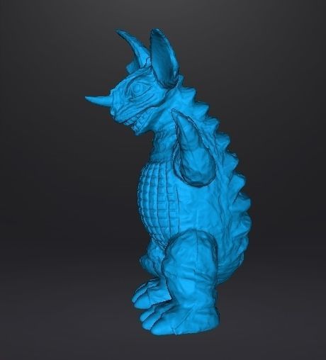BARAGON 70S VINTAGE TOY FIGURE MODEL FOR KIDS KAIJU 3D print model_9