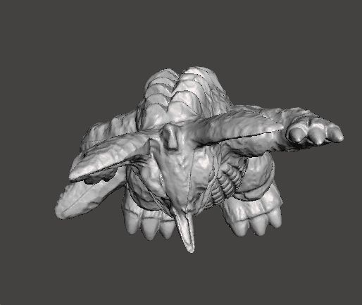 BARAGON 70S VINTAGE TOY FIGURE MODEL FOR KIDS KAIJU 3D print model_4