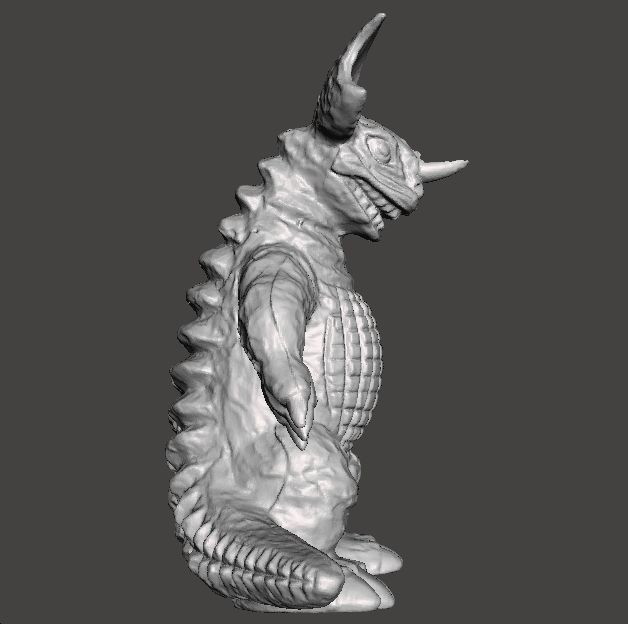 BARAGON 70S VINTAGE TOY FIGURE MODEL FOR KIDS KAIJU 3D print model_3