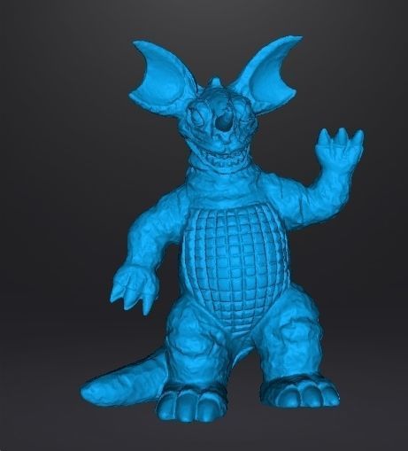 BARAGON 70S VINTAGE TOY FIGURE MODEL FOR KIDS KAIJU 3D print model_6