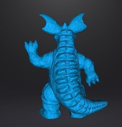 BARAGON 70S VINTAGE TOY FIGURE MODEL FOR KIDS KAIJU 3D print model_7