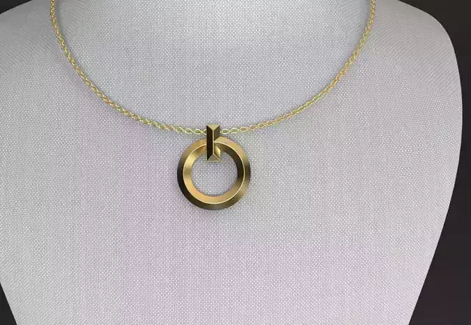 Tiffany T1 Circle Pendant 3D print model