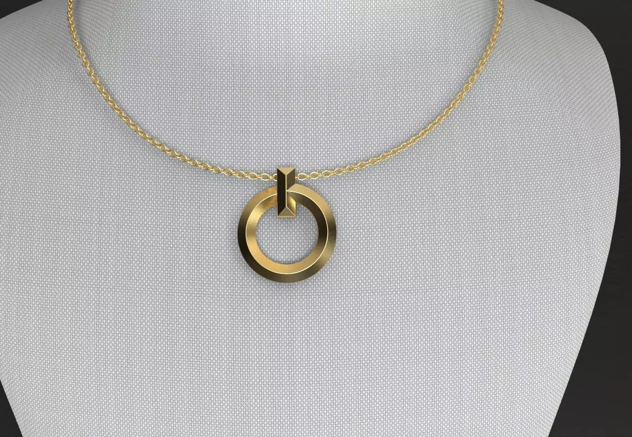 Tiffany T1 Circle Pendant 3D print model
