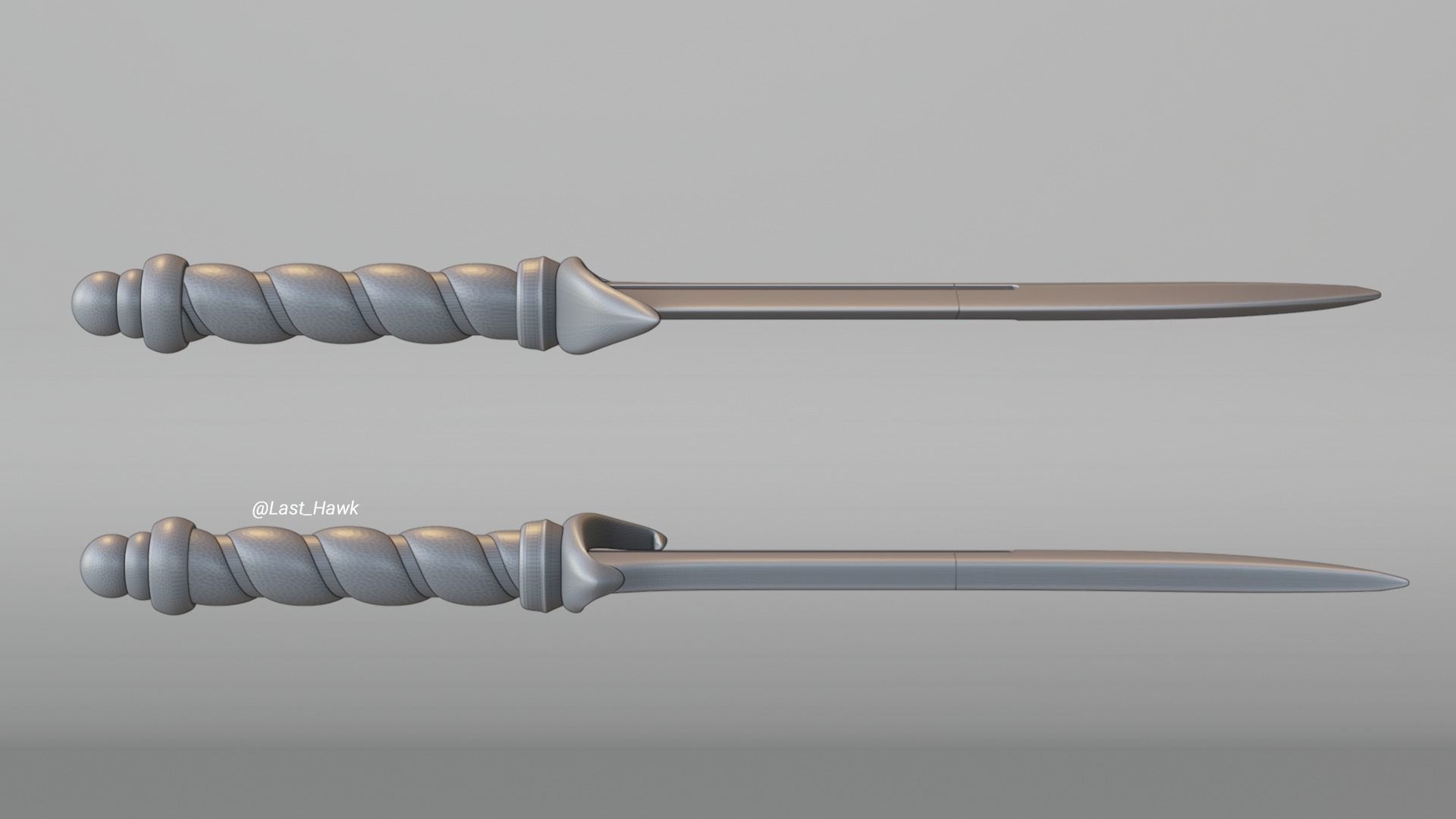 Baldurs Gate Dagger for cosplay 3D print model_6