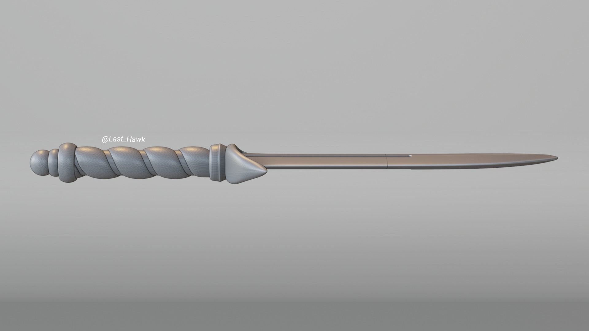 Baldurs Gate Dagger for cosplay 3D print model_5