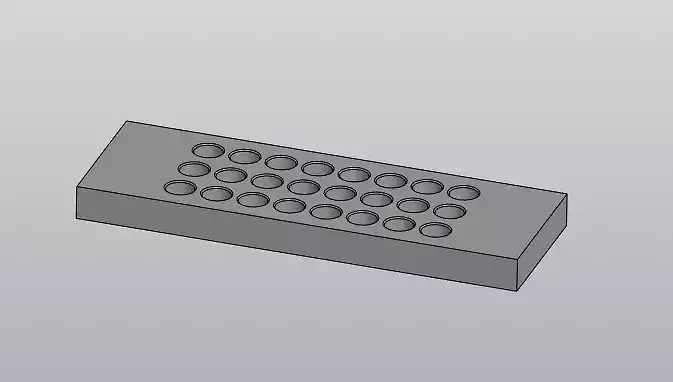 Plate for 3-8 inch fireworks stars