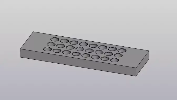 Plate for 3-8 inch fireworks stars 3D print model_0