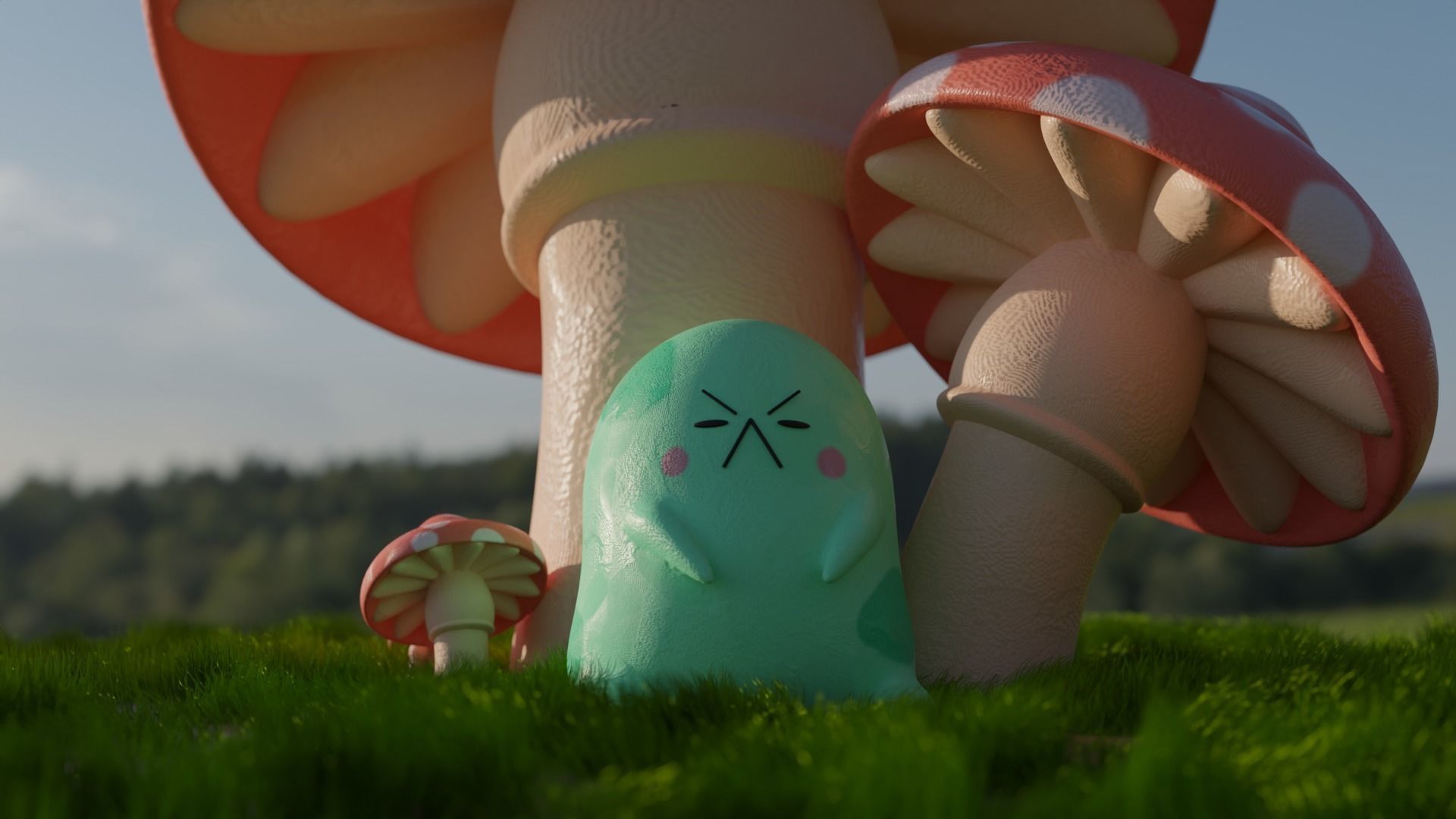 Angry Frog Sculpt 3D print model_1