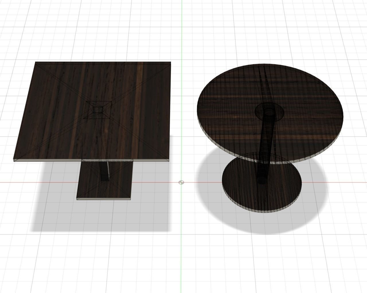 Table 04 simple model Free 3D model_9