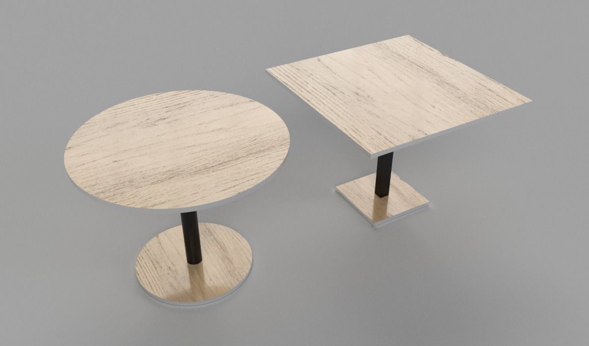 Table 04 simple model Free 3D model_6