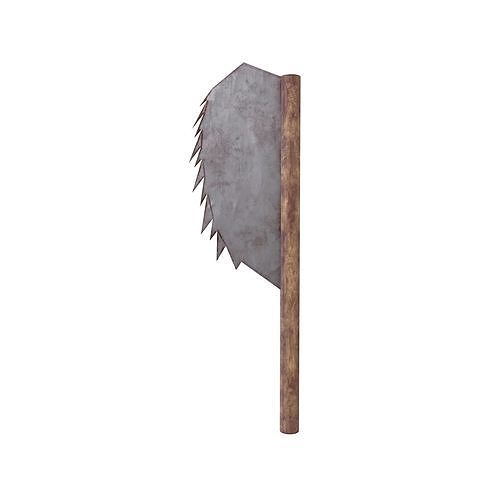 Fantasy Style Axe v1 003 Low-poly 3D model