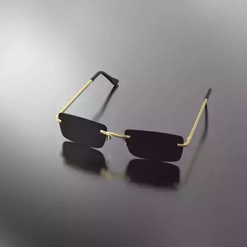 Luxury Sunglasses 3D Model 4