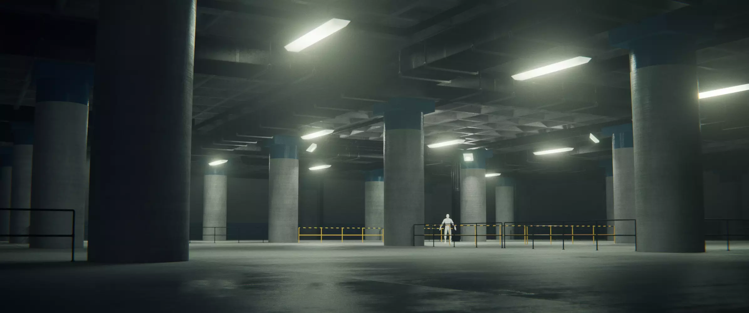 Realistic Industrial Environment 3D model