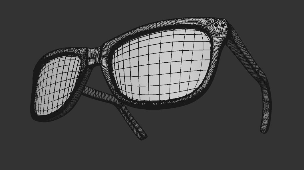 Luxury Sunglasses 3D Model 1 3D model_3