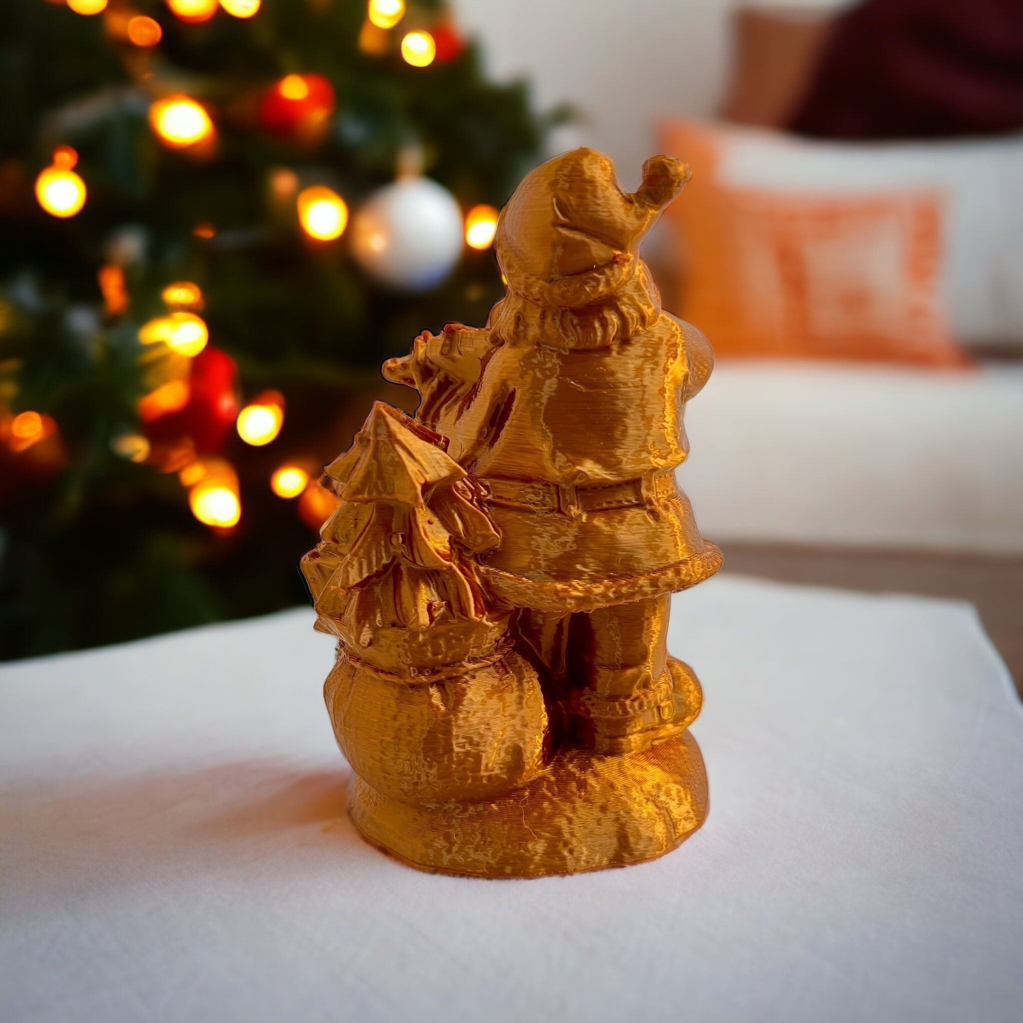 Santa and Teddy 3D print model_4