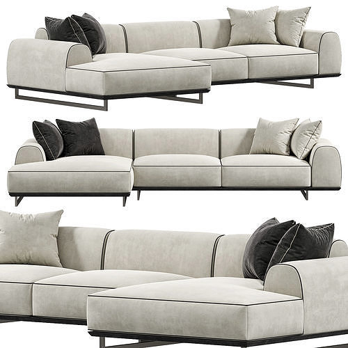 Brandy Sofa by Gamma 3D model