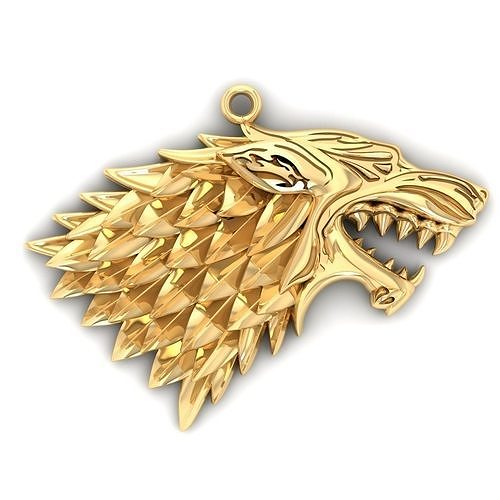 wolf- game of  thrones  3D print model