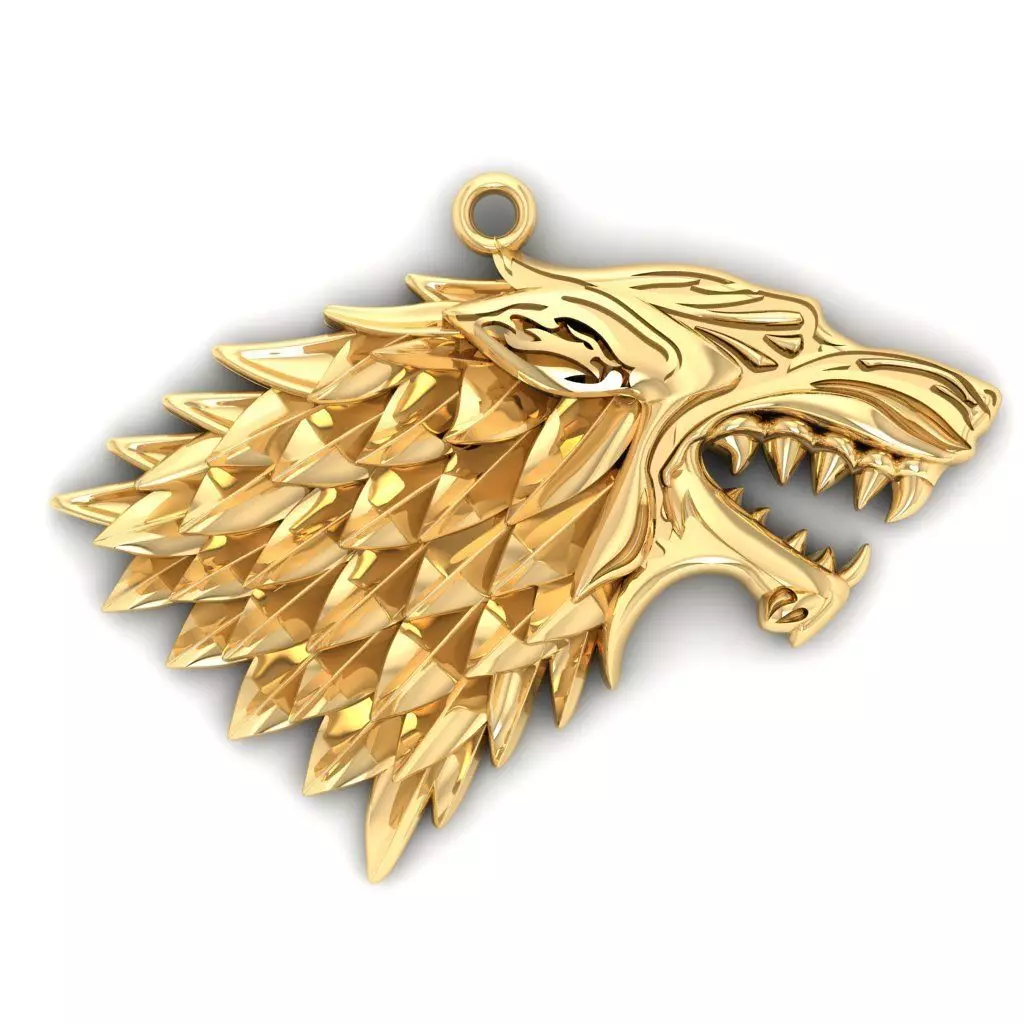 wolf- game of  thrones  3D print model_0