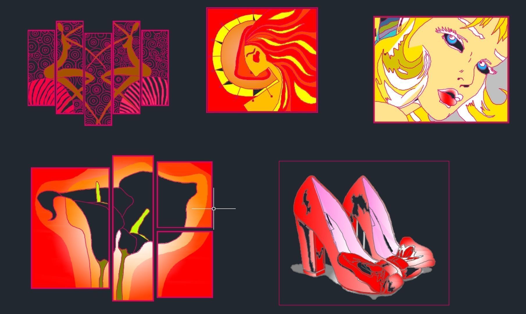 Cuadros Free 3D model_0