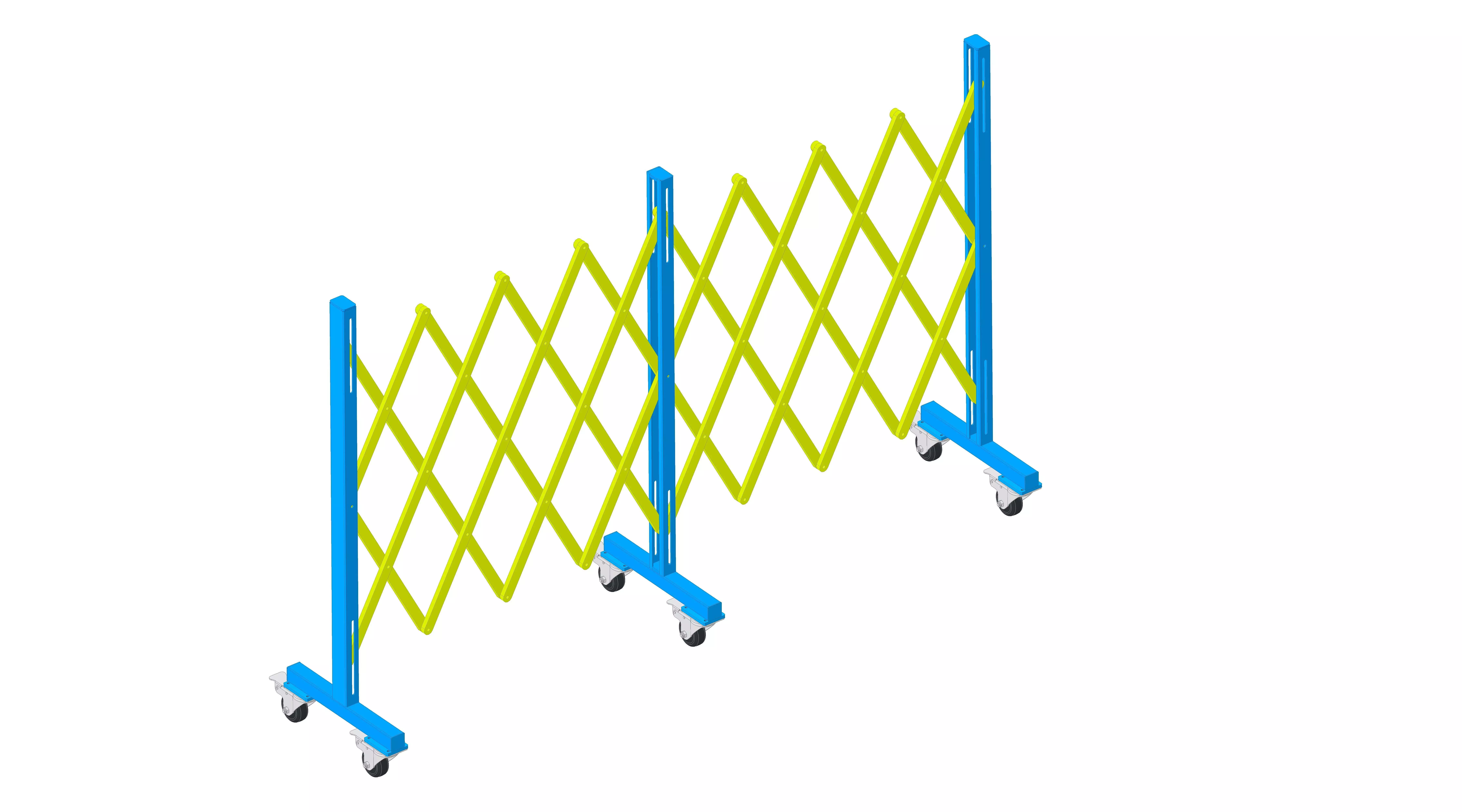 Folding Fence Free 3D model