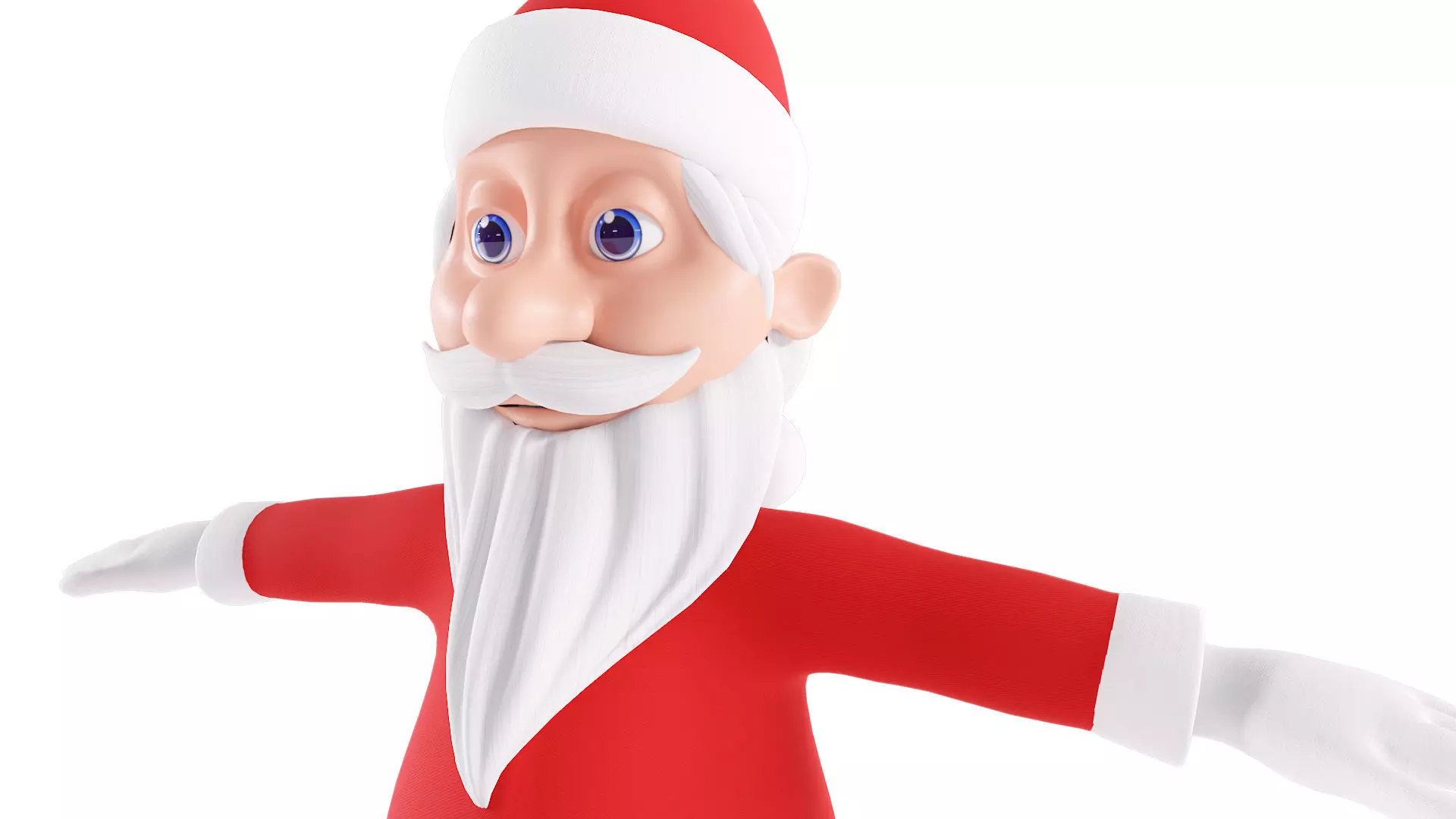 Santa Claus character 3d model  3D model_0