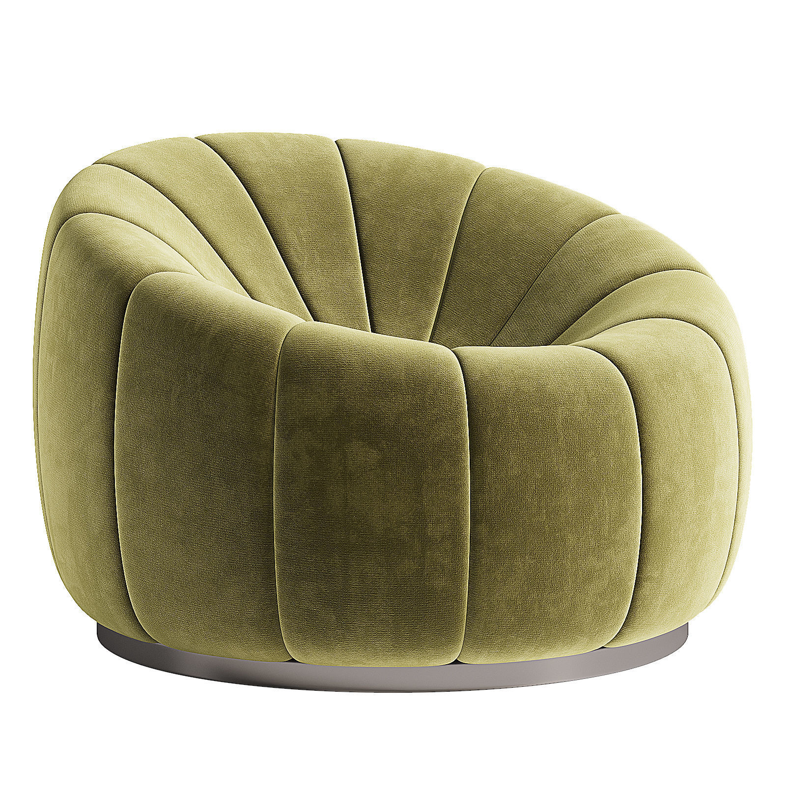 Alpha Club Chair 3D model_3