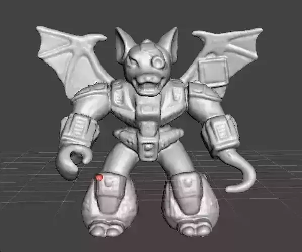 BATTLEBEAST BAT 1987 PVC FIGURE MINIATURE PLASTIC TOY 3D print model