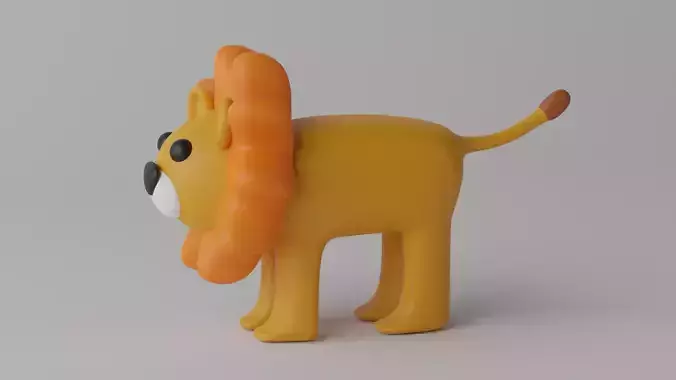 Cartoon Cute Lion
