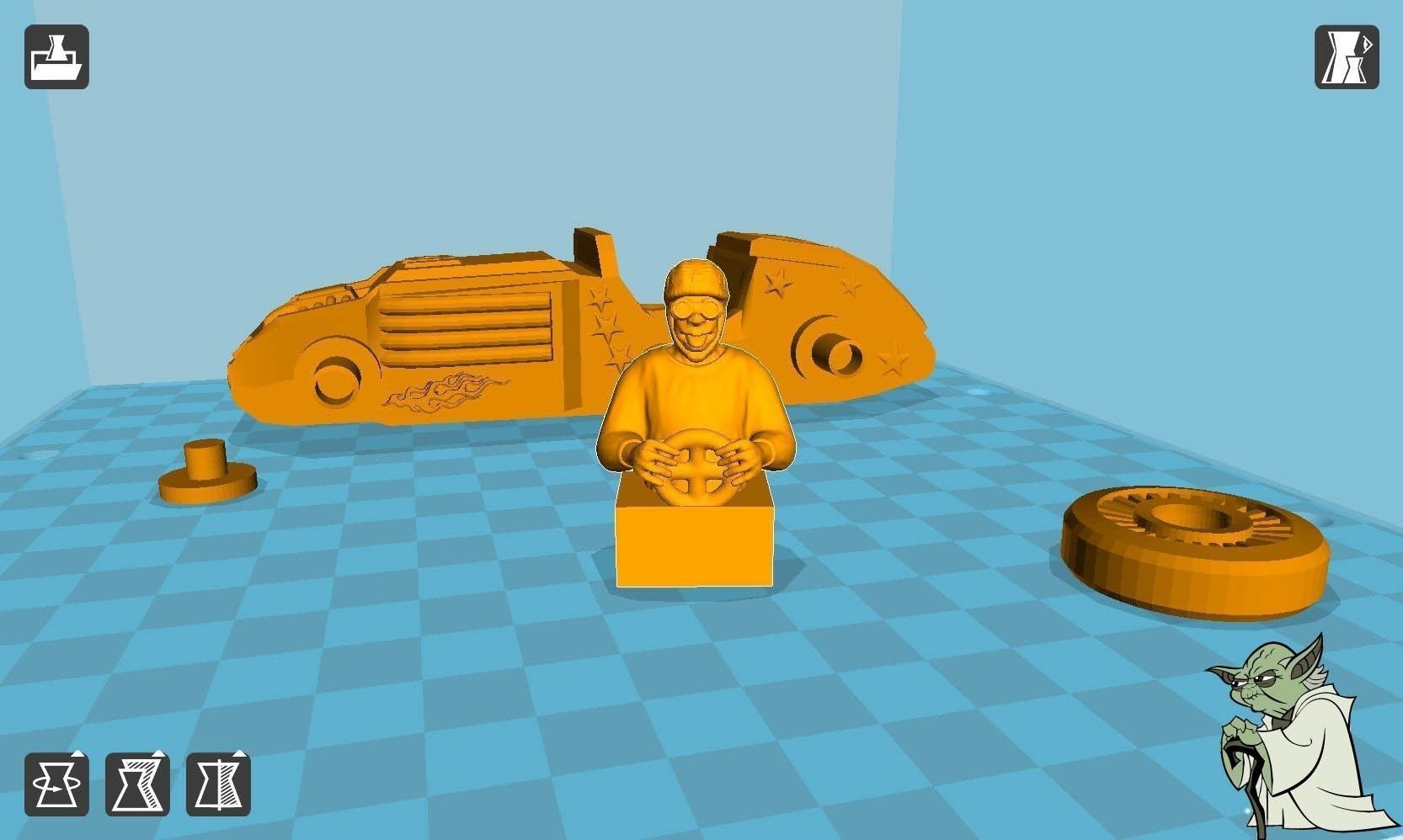 CRAZY CAR 3D print model_6