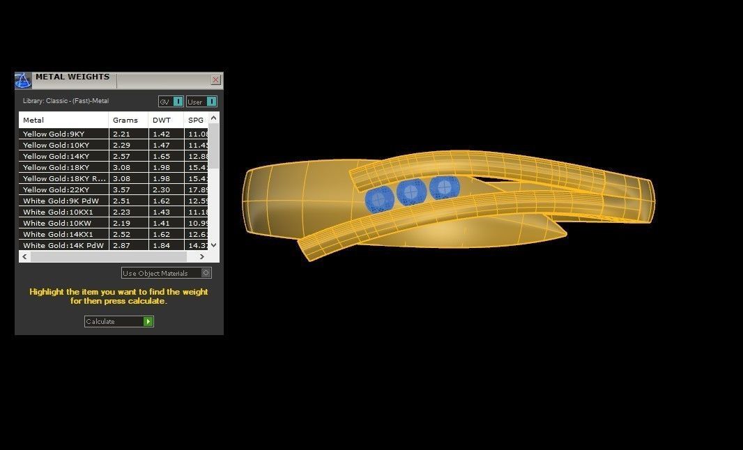Three Stone Round Wedding Band 3dm STL OBJ FBX Render Details 3D print model_3