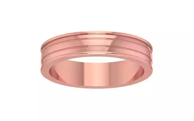 Women Wedding Band 3dm STL OBJ FBX Render Details