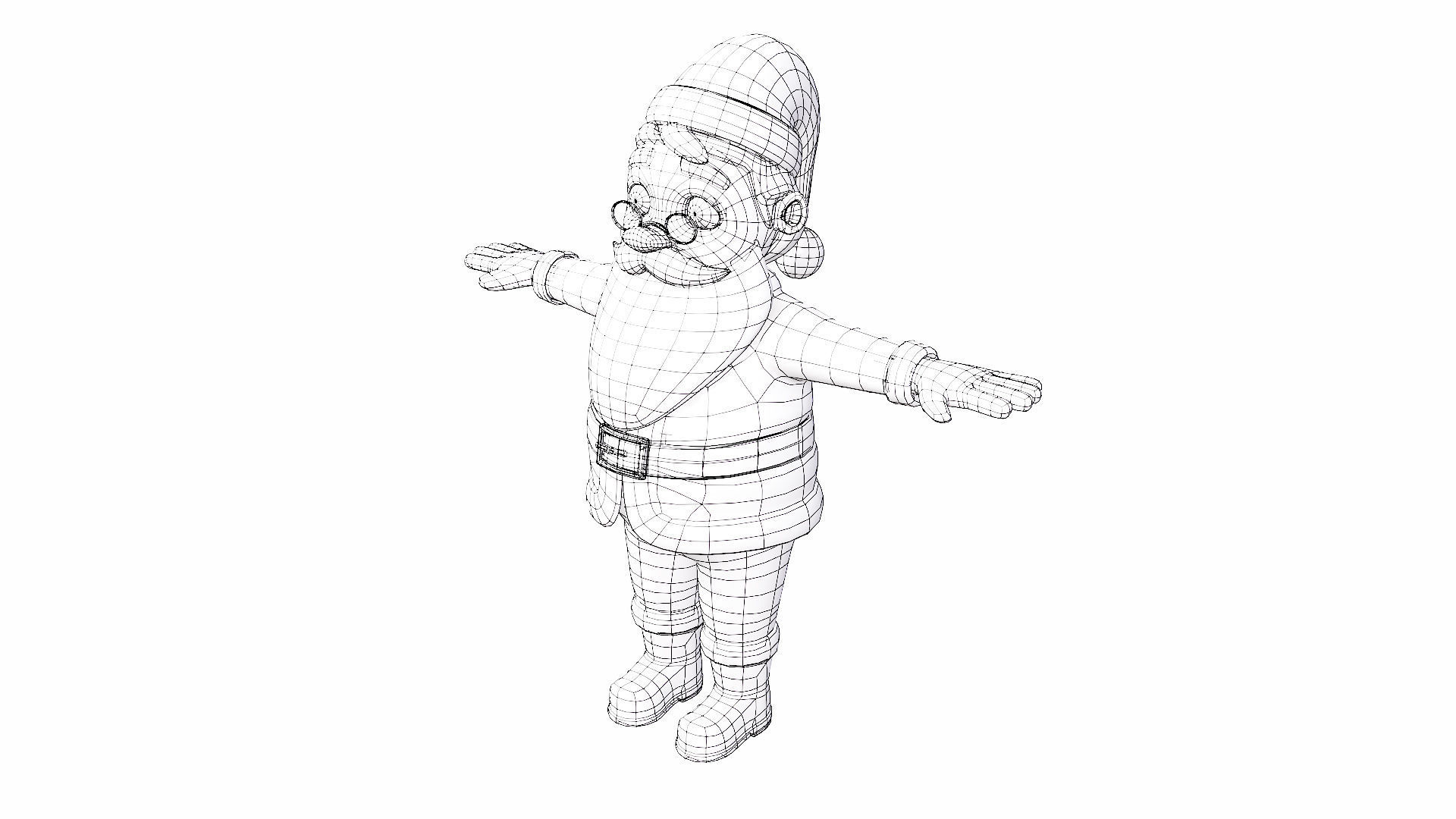 Santa Claus 3d model  3D model_6