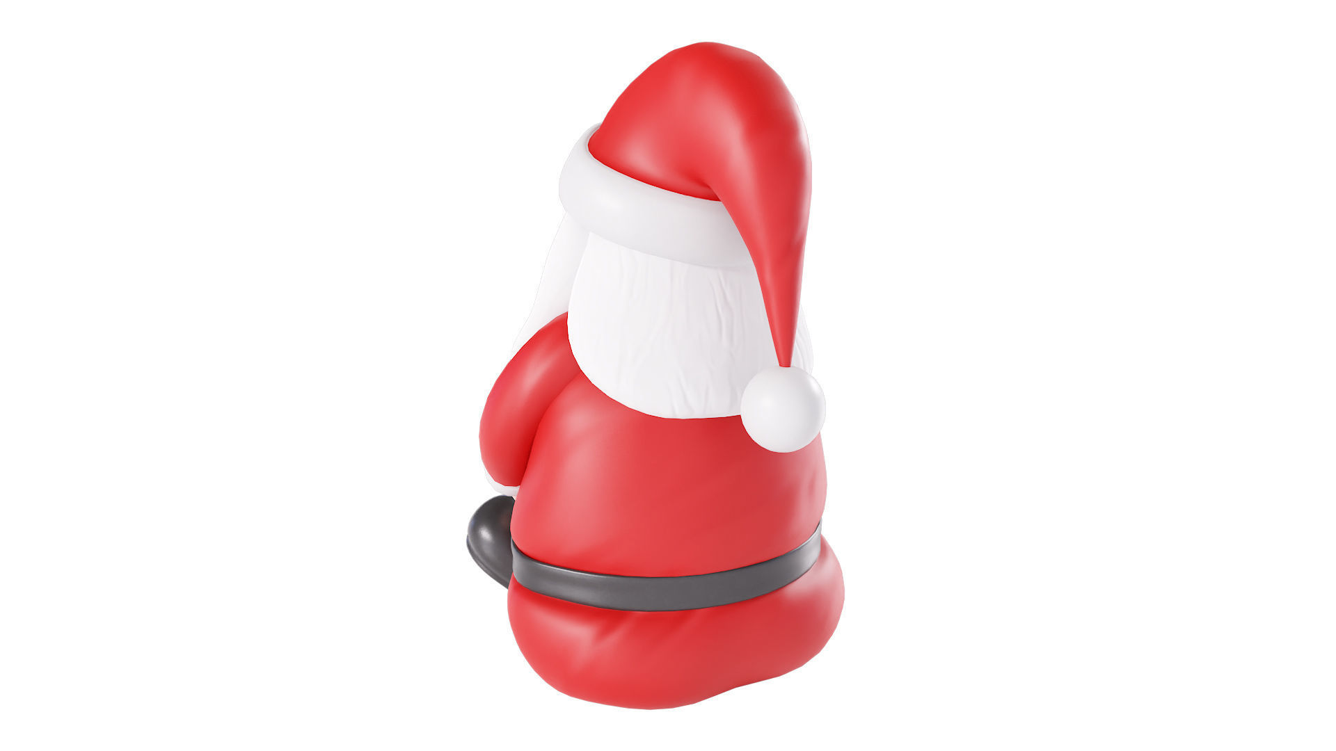 Santa Claus doll 3d model 3D model_4
