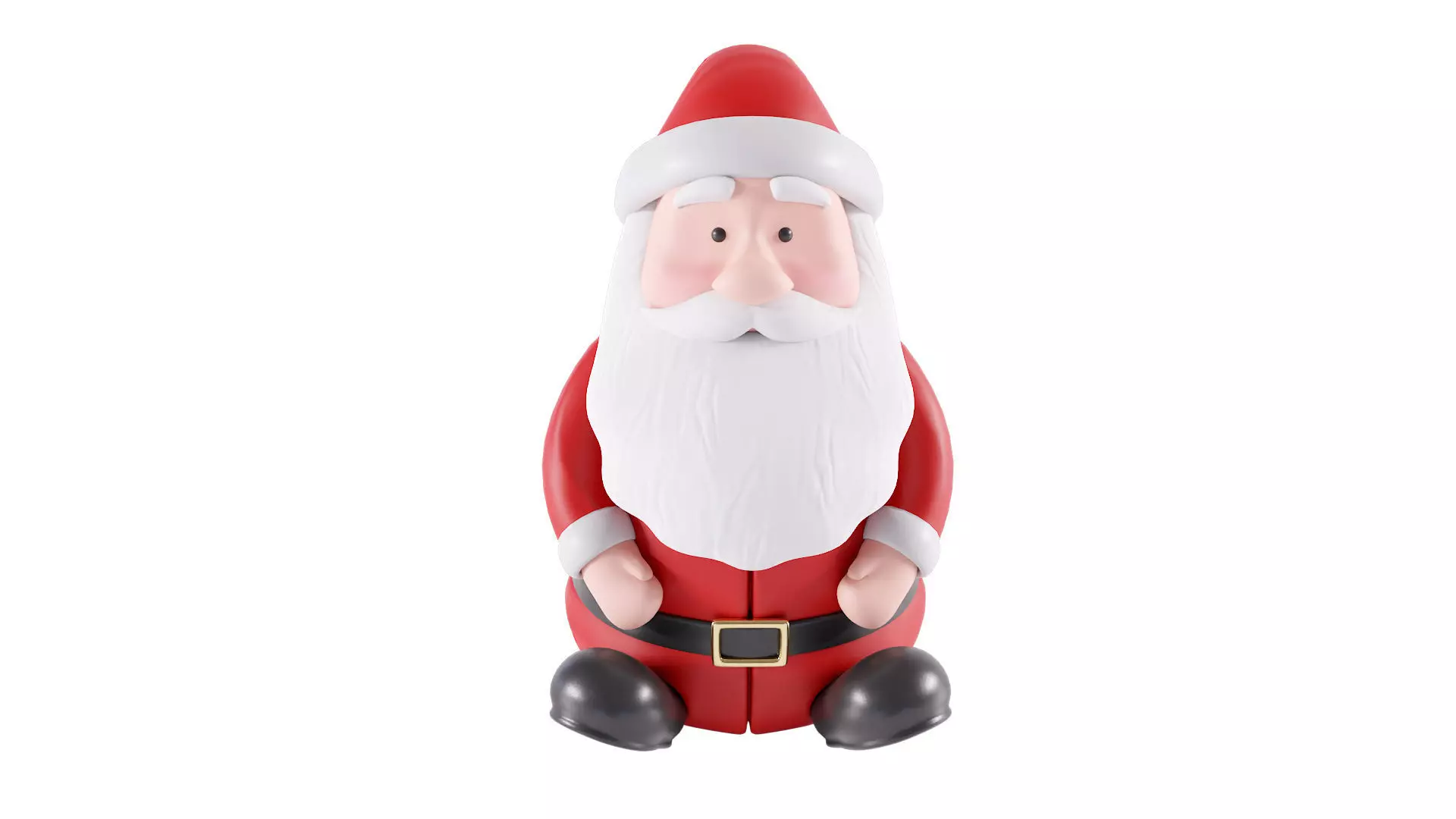 Santa Claus doll 3d model 3D model_0
