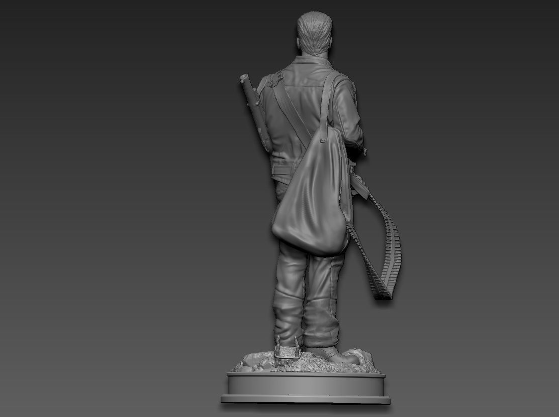 Terminator 2 judgment day 3D print model_8