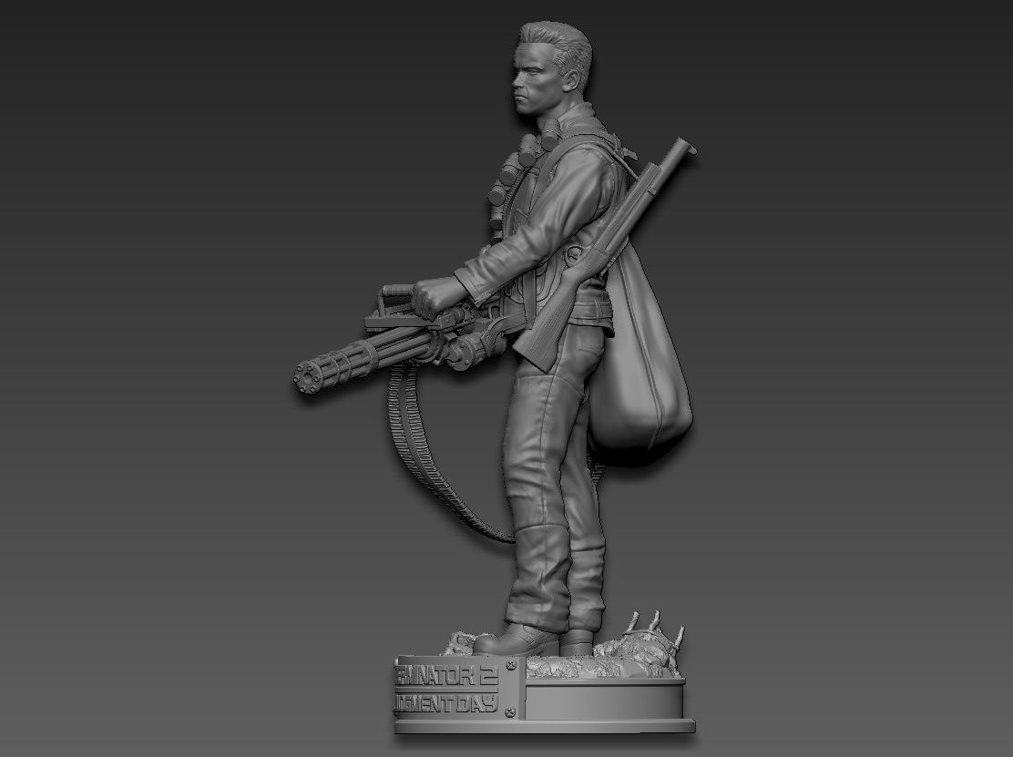 Terminator 2 judgment day 3D print model_3
