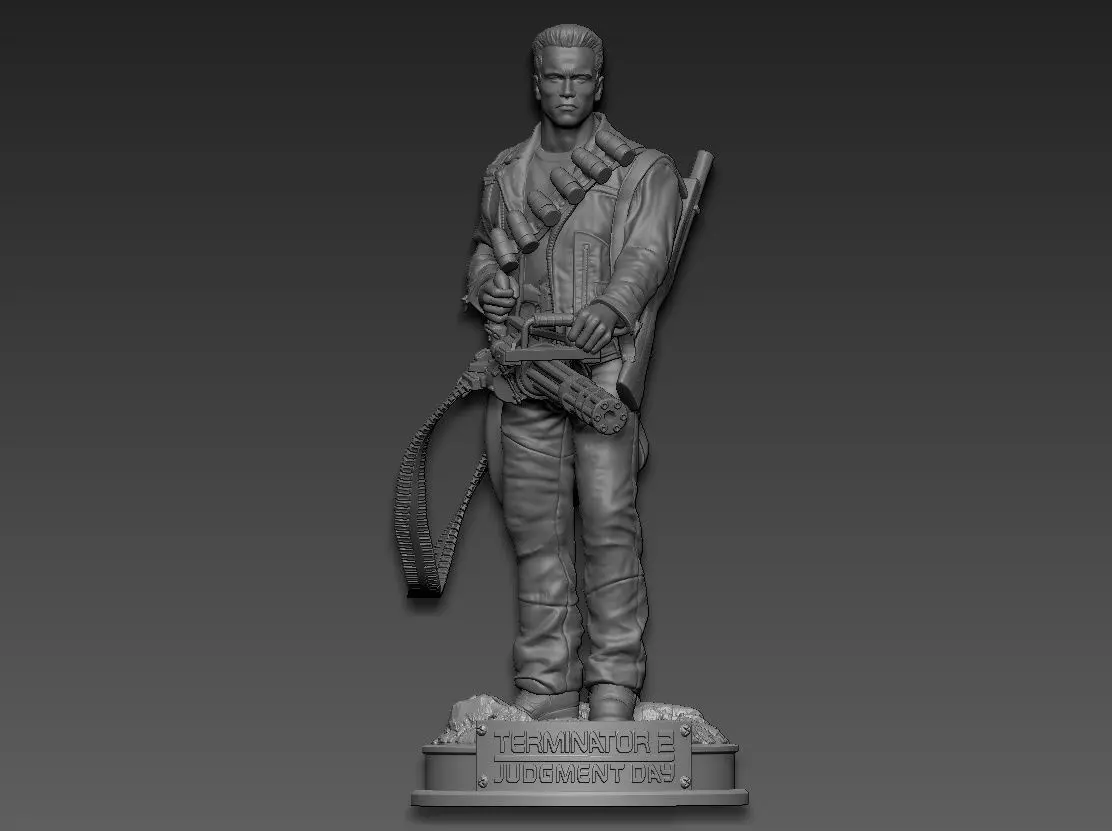 Terminator 2 judgment day 3D print model_0