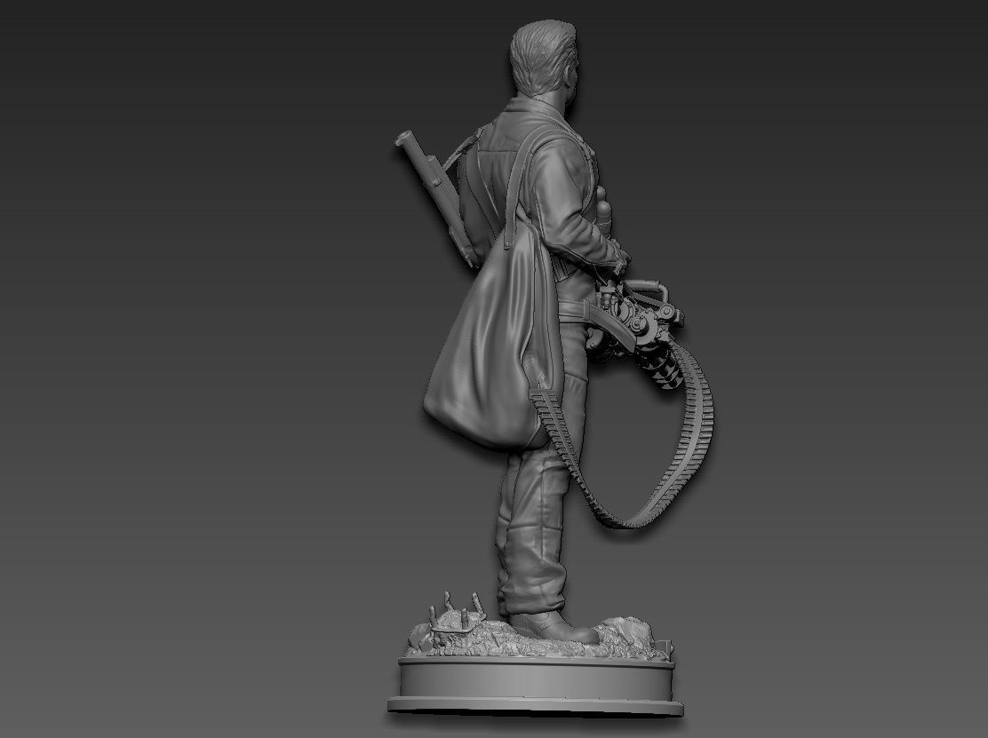 Terminator 2 judgment day 3D print model_9