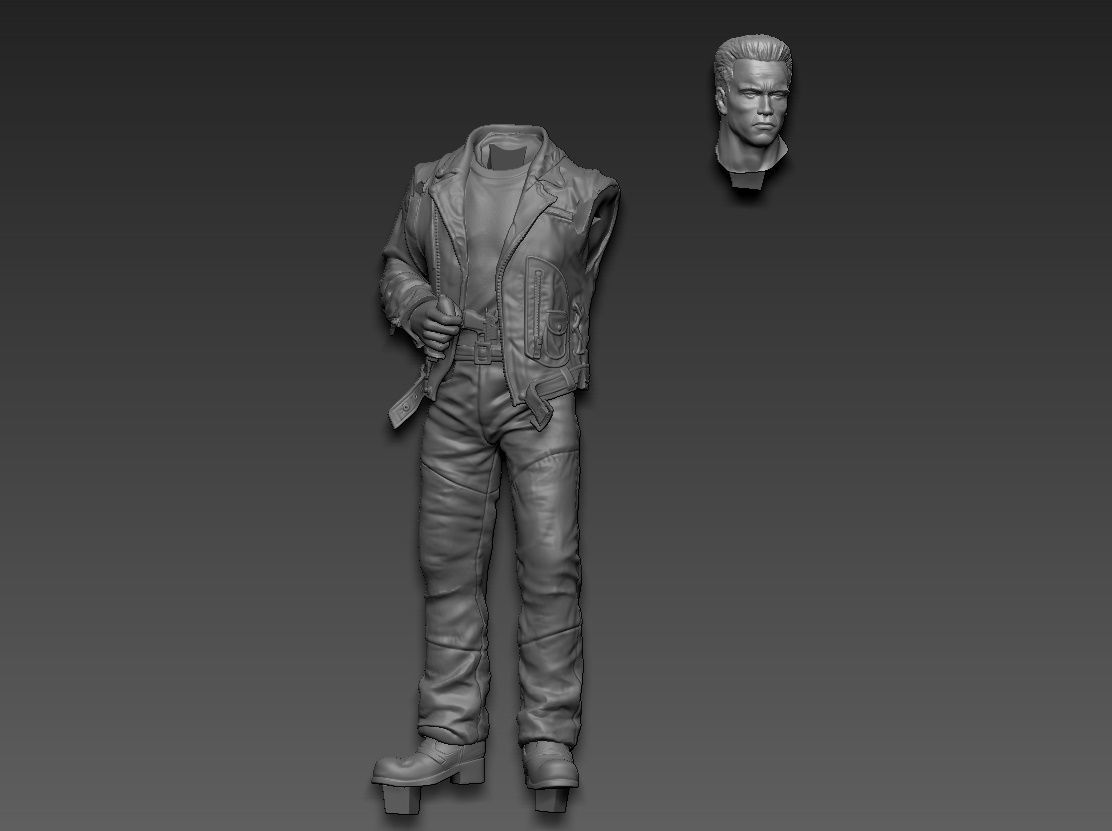 Terminator 2 judgment day 3D print model_28