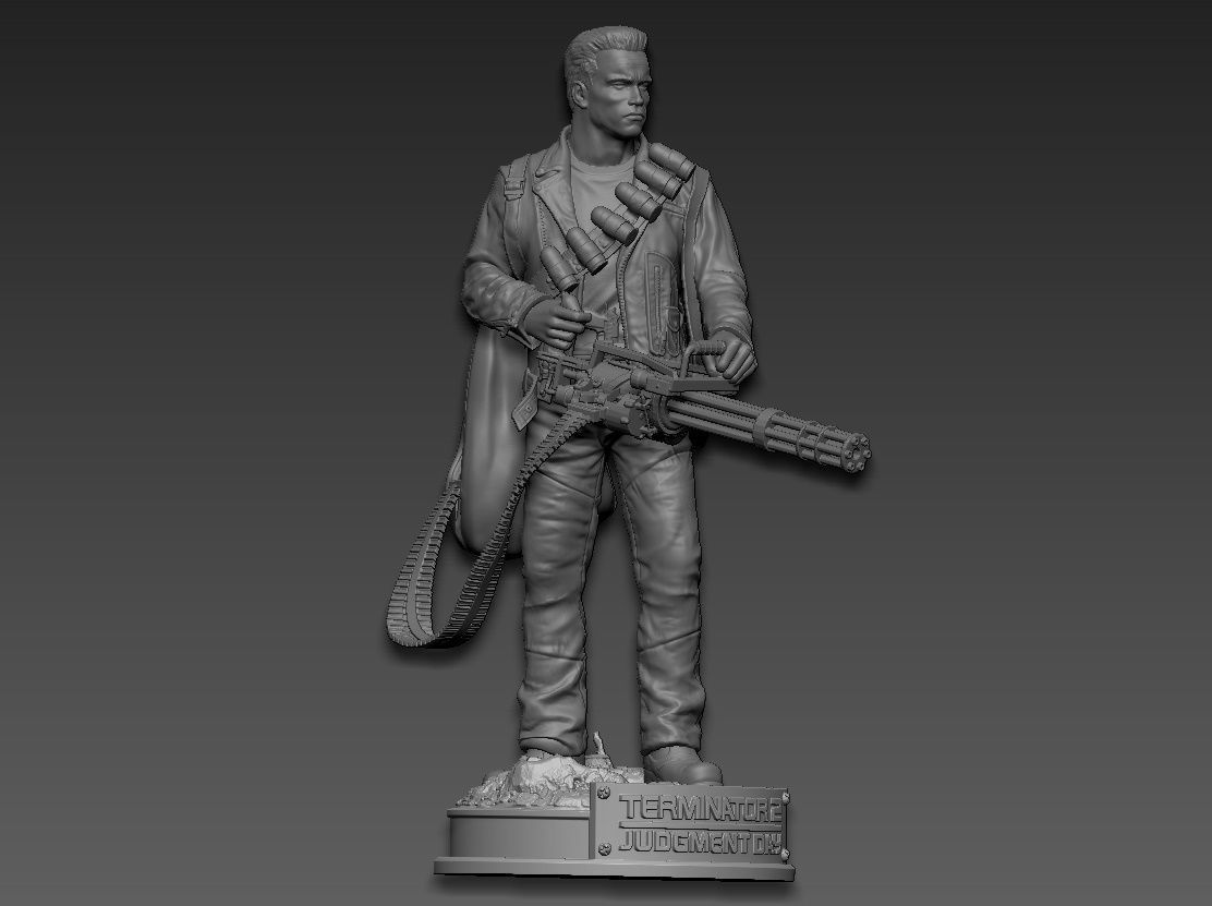 Terminator 2 judgment day 3D print model_14