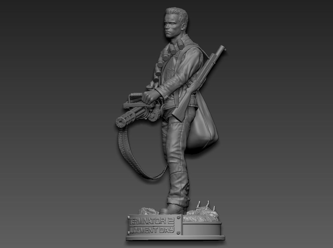 Terminator 2 judgment day 3D print model_2