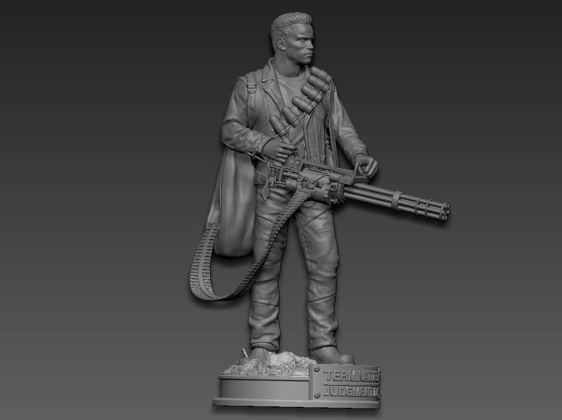 Terminator 2 judgment day 3D print model_13