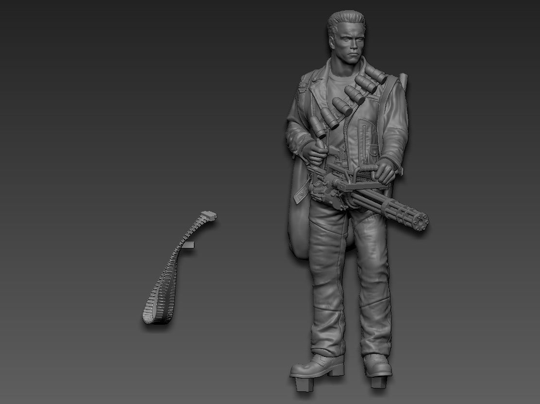Terminator 2 judgment day 3D print model_22