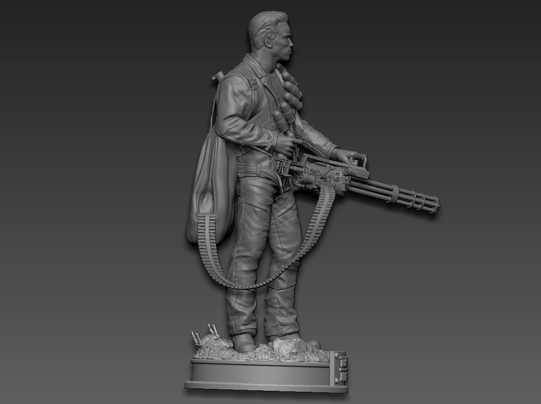Terminator 2 judgment day 3D print model_11