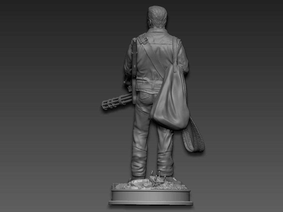 Terminator 2 judgment day 3D print model_7