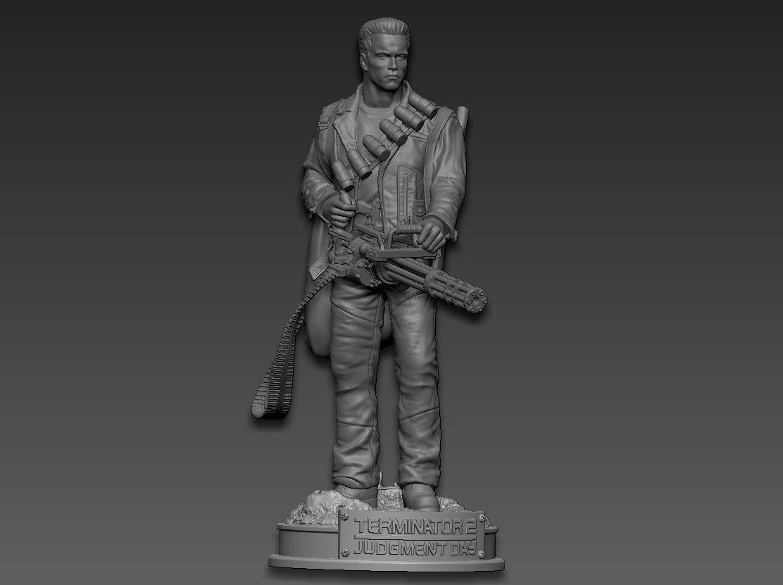 Terminator 2 judgment day 3D print model_15
